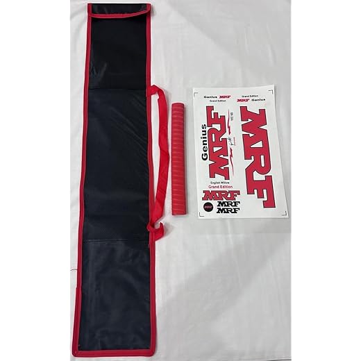 VK-18 Cricket Bat Sticker with Grip & Cover