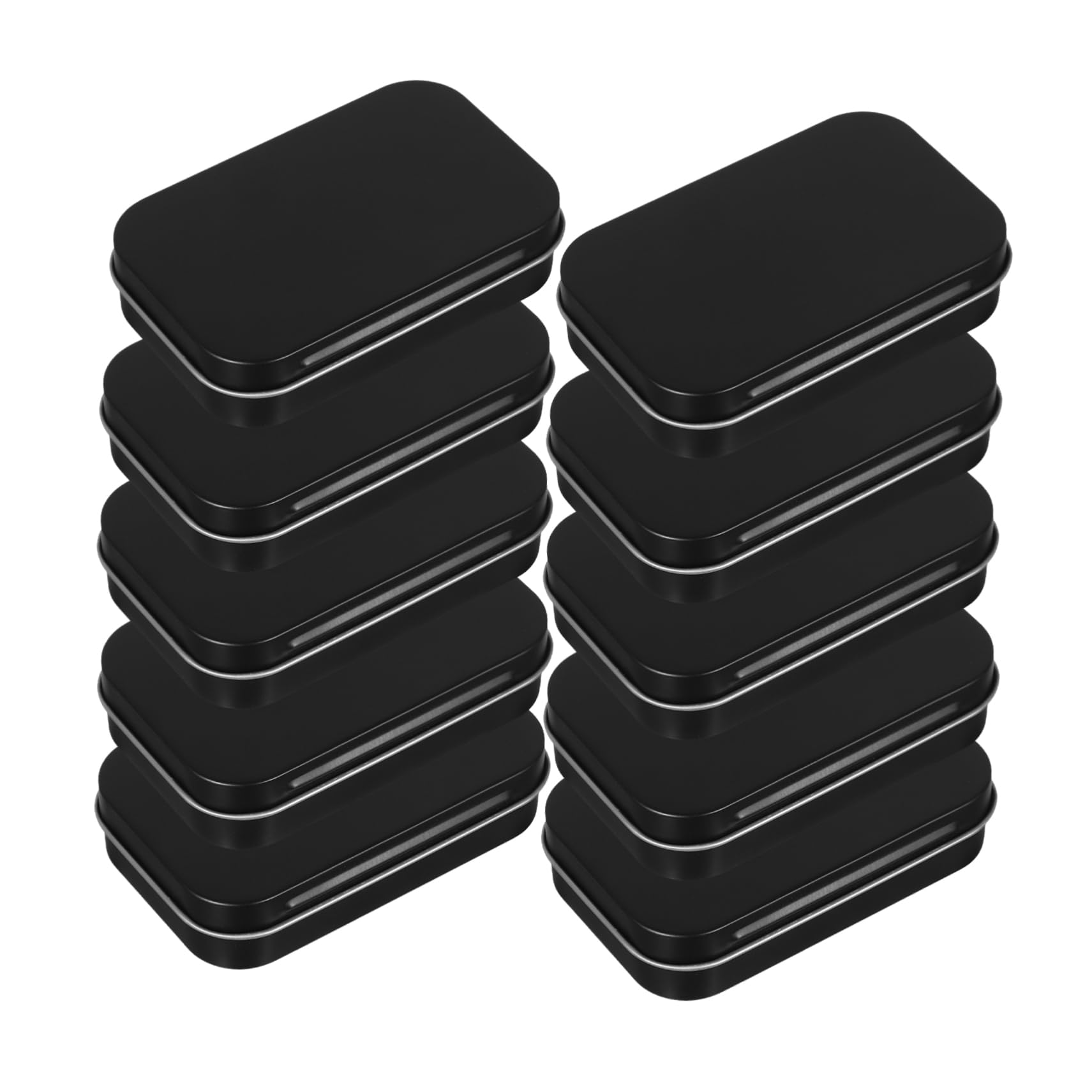 10pezzi Scatola Per Carte Da Gioco in Metallo Scatola Di Per Collezione Di Carte Organizer Di Metallo Cerniera Resistente Design Salvaspazio