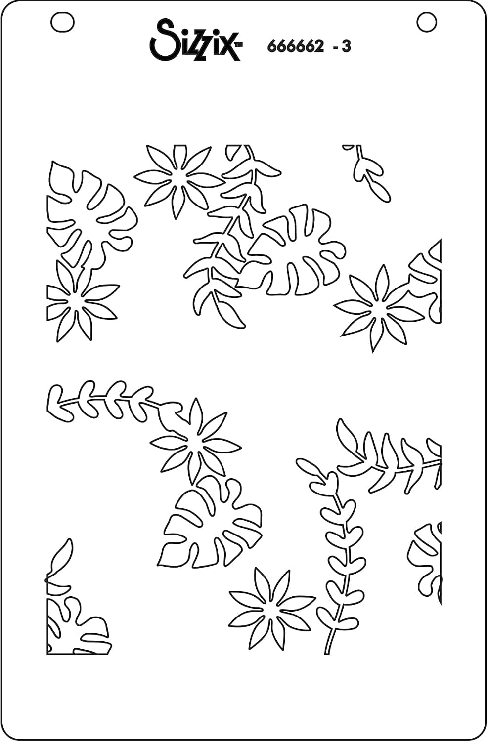 Sizzix Layered Stencils – It’s a Jungle Out There by Catherine Pooler