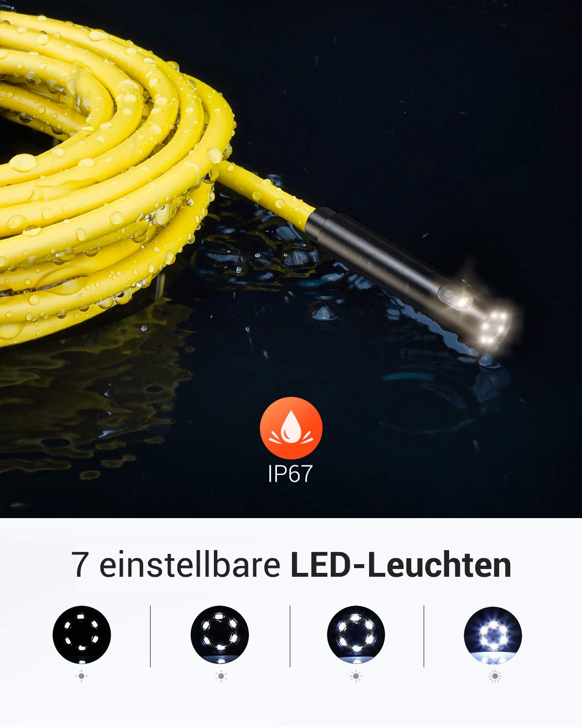 Amazon | DEPSTECH ファイバースコープ ワイヤレス工業用内視鏡