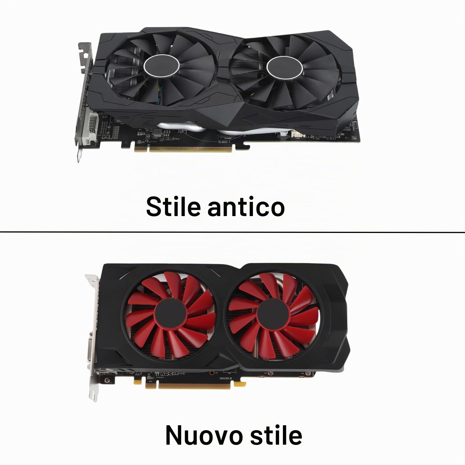 AMD Radeon RX 580 8 GB Scheda Grafica GDDR5 256 bit 2048SP con PCI Express 3.0 X16 3×DisplayPort 1×DVI 1×HDMI, Scheda Video AMD per Computer Desktop