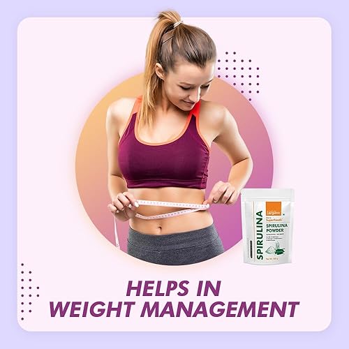 Miniatura 5 de Espirulina Polvo Micro Superalimento, Rico en Proteínas, Vitaminas y Minerales 3.53 oz (Paquete de 1)