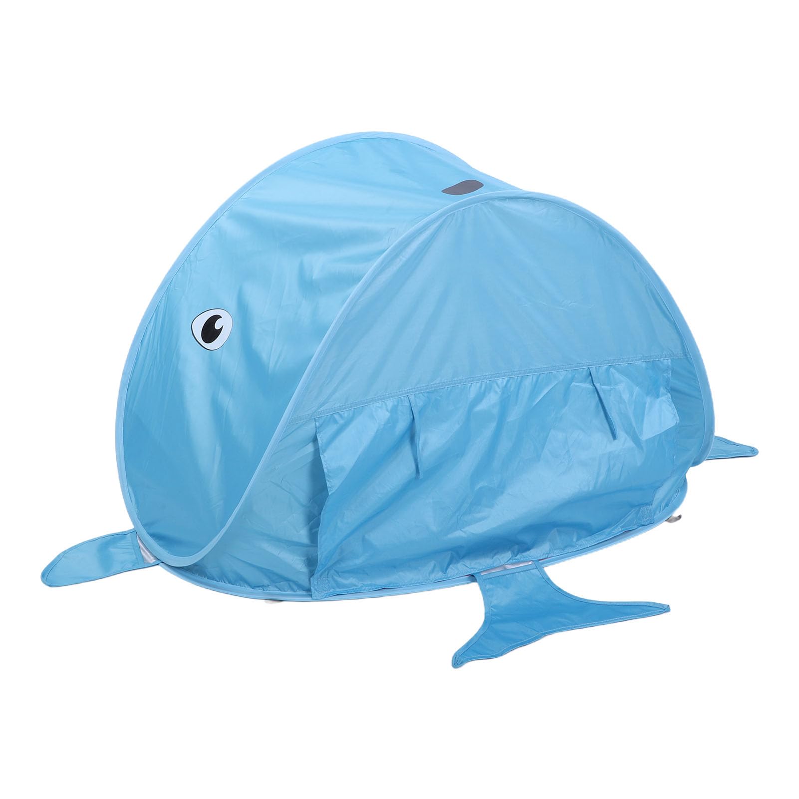 Alomejor Carpa de Playa para bebé, Refugio Solar Emergente de Poliéster con Piscina Incorporada, Carpa de Viaje para bebé con Forma de Ballena 47.24 X 31.5 X 27.56 Pulgadas para Uso en la Playa Al