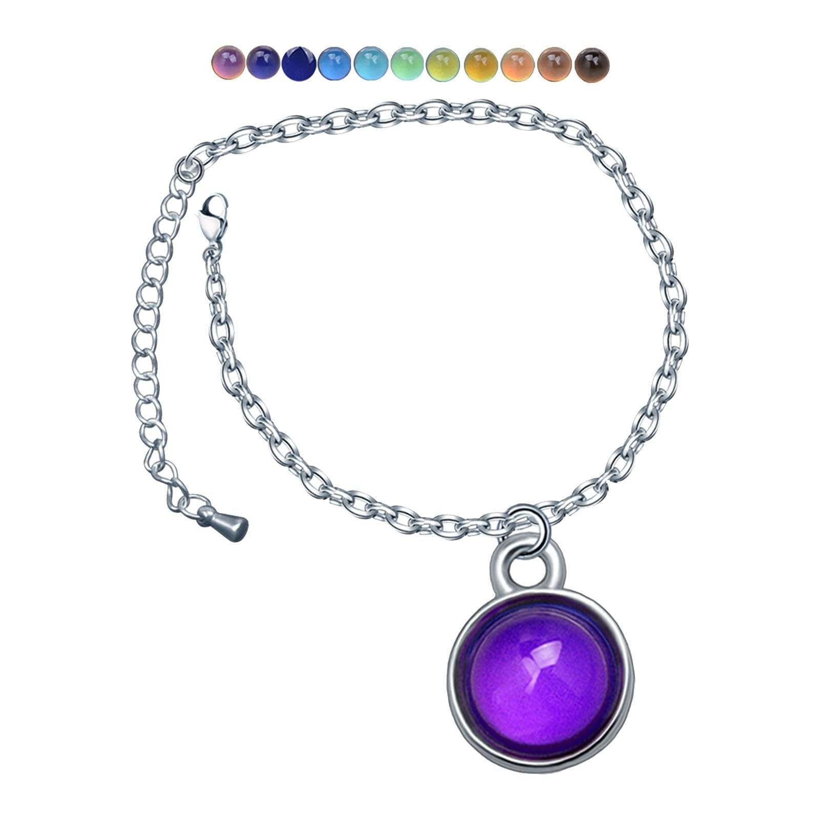 SECRET DESIRE Temperature Sensitive Color Changing Bracelet Round Pendant For Wedding (B0CKHDF9T3) Amazon Price History, Amazon Price Tracker