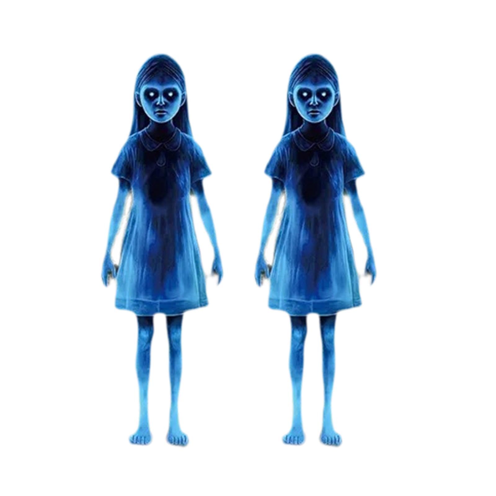 AnyCommand® 2Pcs Zombie Girl Theme Decor Gothic Props for Outdoor Garden Party 40cmAnchor Pins Staples Stakes Landscaping Materials Gardening Supplies Yard Living-image-46