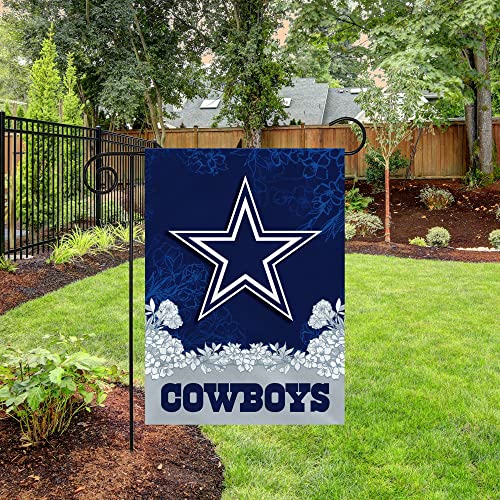 Image of Rico Industries NFL Standard /Primary 13 inch x 18 inch Double Sided Garden Flag - Great Gift for Men, Women, & Fans