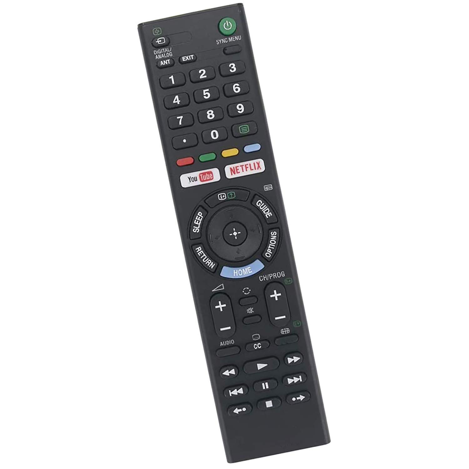 Rnnokate RMT-TX300P Remote Control fit for Sony BRAVIA LED Smart TV Substitute: RMT-TX100B RMT-TX100D RMT-TX100U RMT-TX102D RMT-TX102U RMT-TX200B RMT-TX300E RMT-TX300U RMF-TX200B RMF-TX300U RMF-TX310U