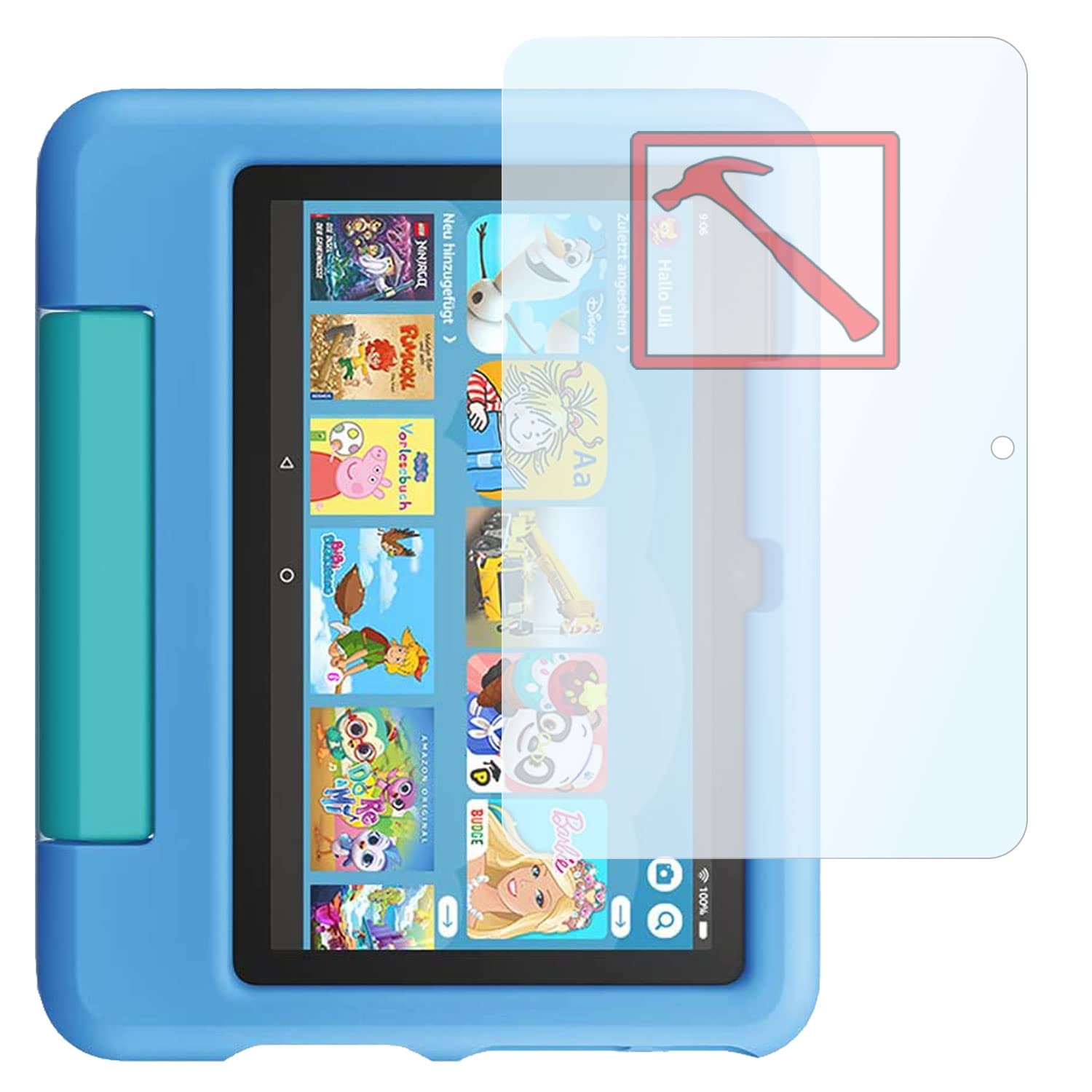 2x Pellicola per Amazon Kindle Fire HD 8,9 Prottetiva
