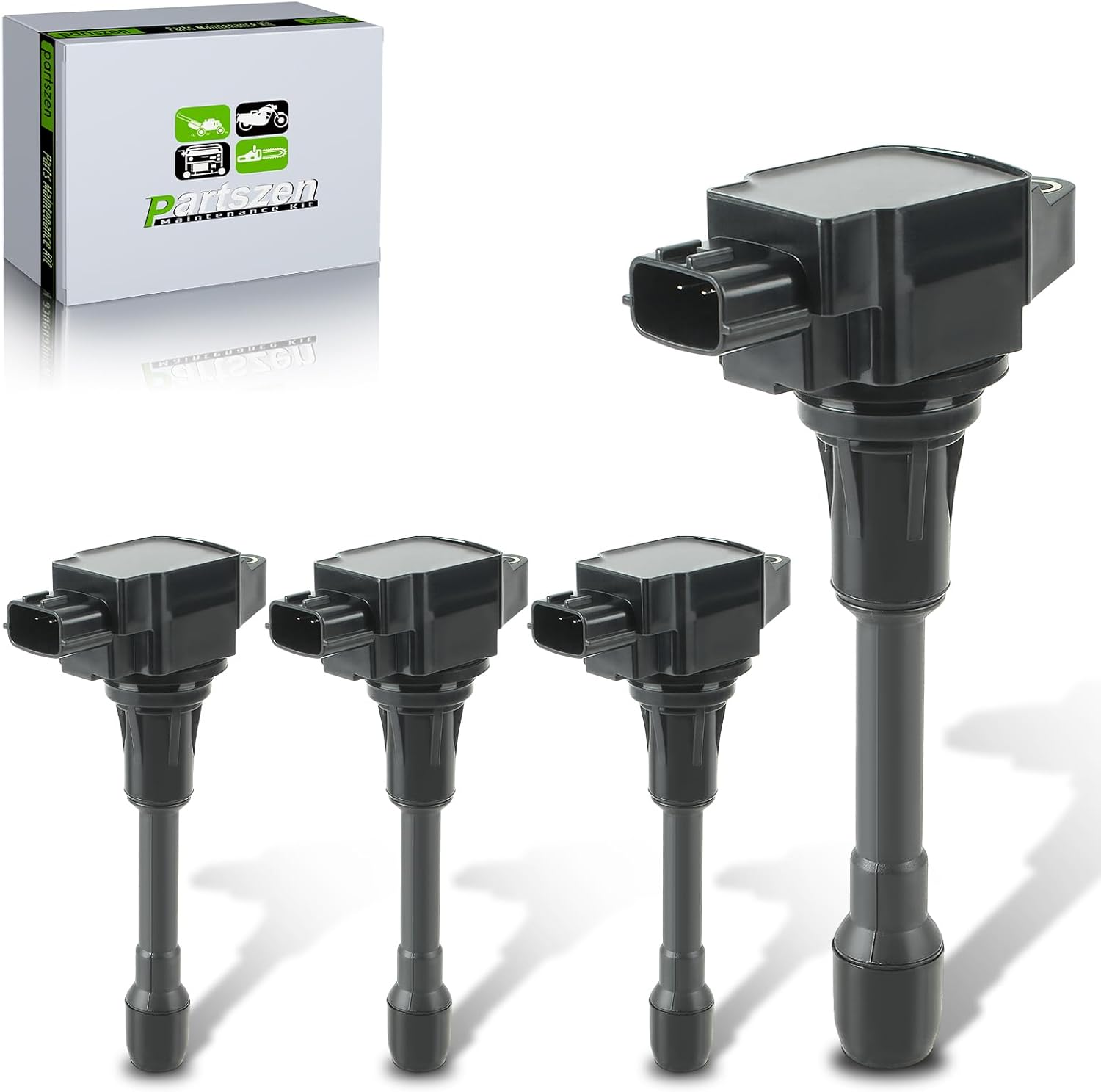 UF549 C1696 Ignition Coil Pack Fit for Infiniti FX50 M56 QX60 for Nissan Altima Cube NV200 Pathfinder Rogue Sentra Versa 2.5L 2007-2018, 4 pcs