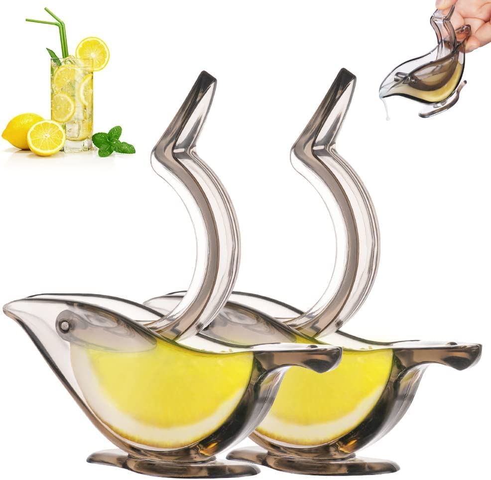 Bird-Shaped Manual Lemon Squeezer - Elegance Acrylic Juicer for Lime and Fruit - Hand Press Kitchen Tool