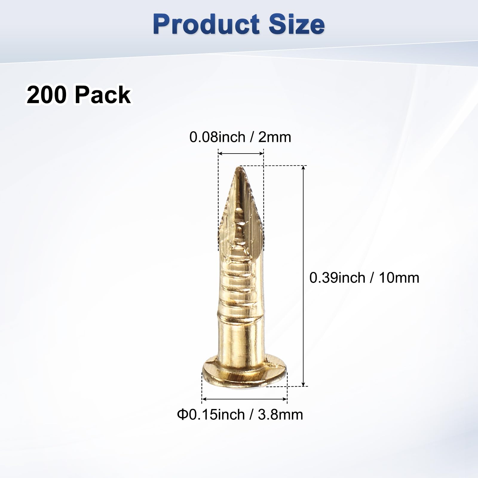 M METERXITY 200-Pack Small Tiny Nails - Image 3