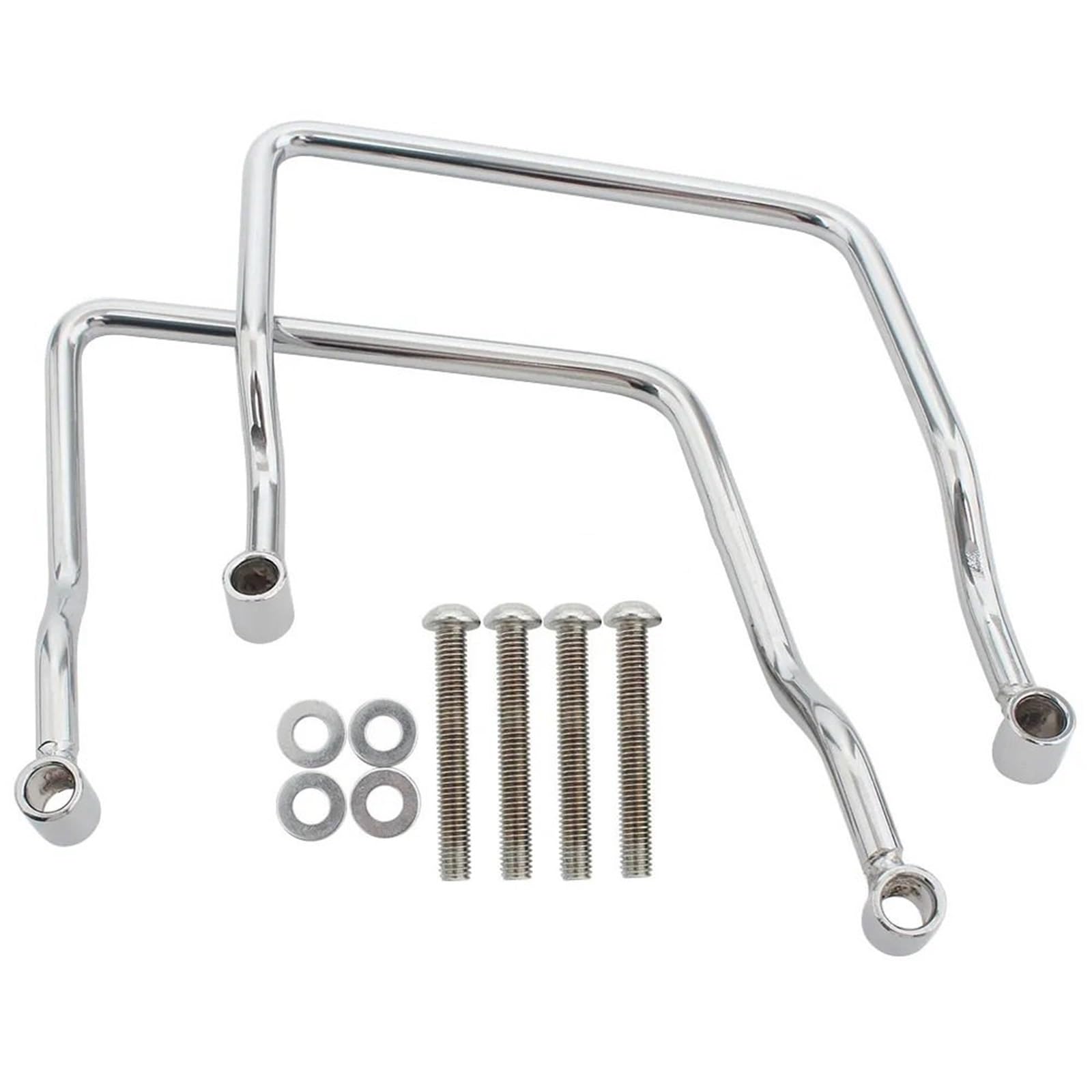 Portaequipajes Trasero para Moto Compatible con Shadow, Soporte Universal para Bolsa de sillín, Soporte Lateral para riel de Equipaje, Soportes de Barras(22cm)