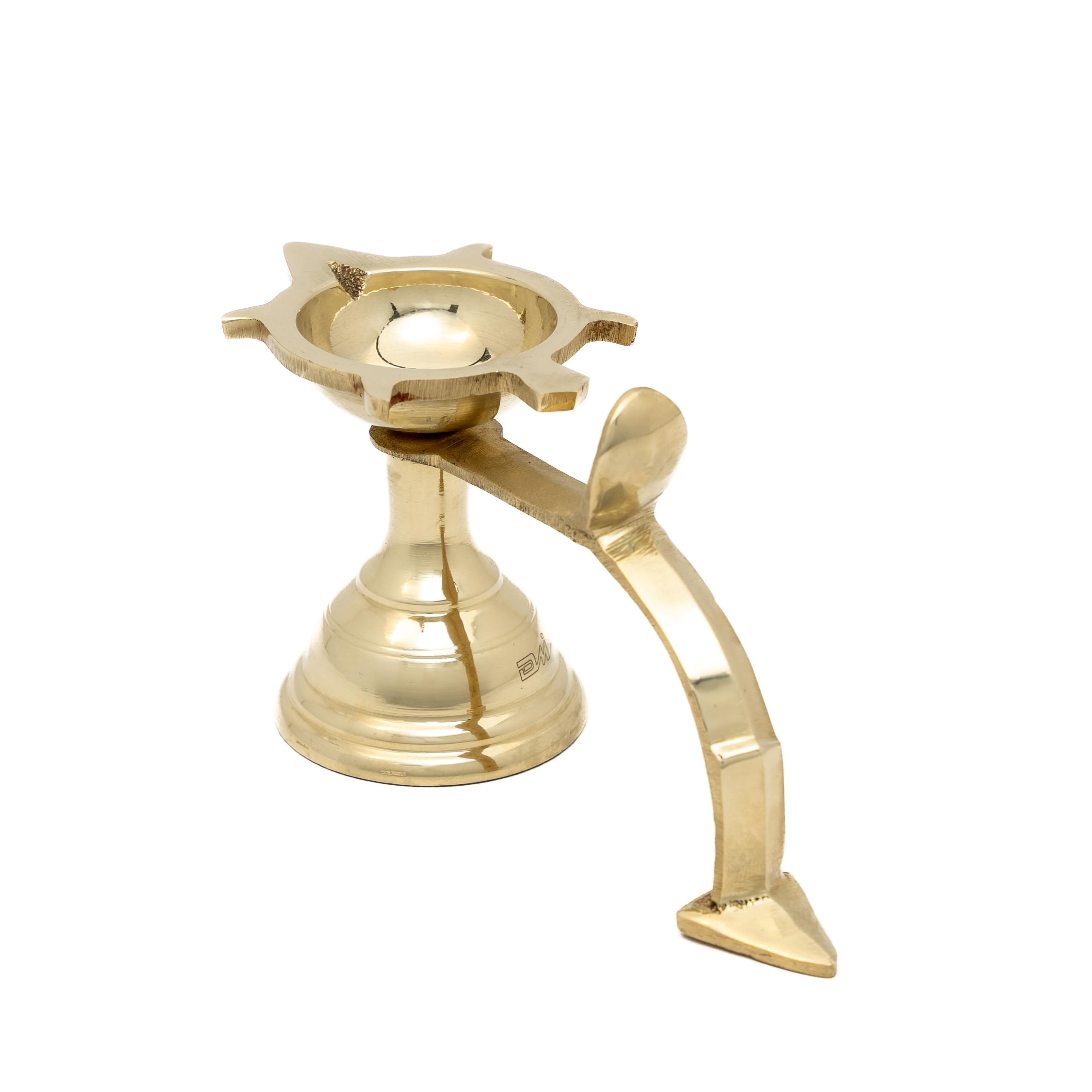 - DMI aarti Diya with Handle/dhunuchi/arti Diva/aarti Diya with Handle - 2.8" Diameter