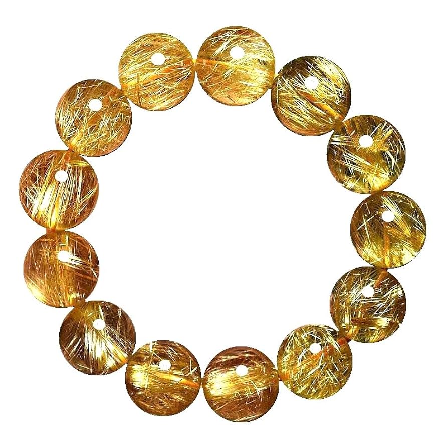 オーダー天然石ブレスレットmumuゴールドルチルスーパーセブンアメトリン オーダー天然石ブレスレットmumuゴールドルチルスーパーセブン