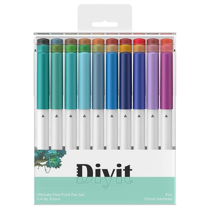Buy Diyit 30 Pack Fine Point Pens for Cricut Maker 3/Maker/Explore 3