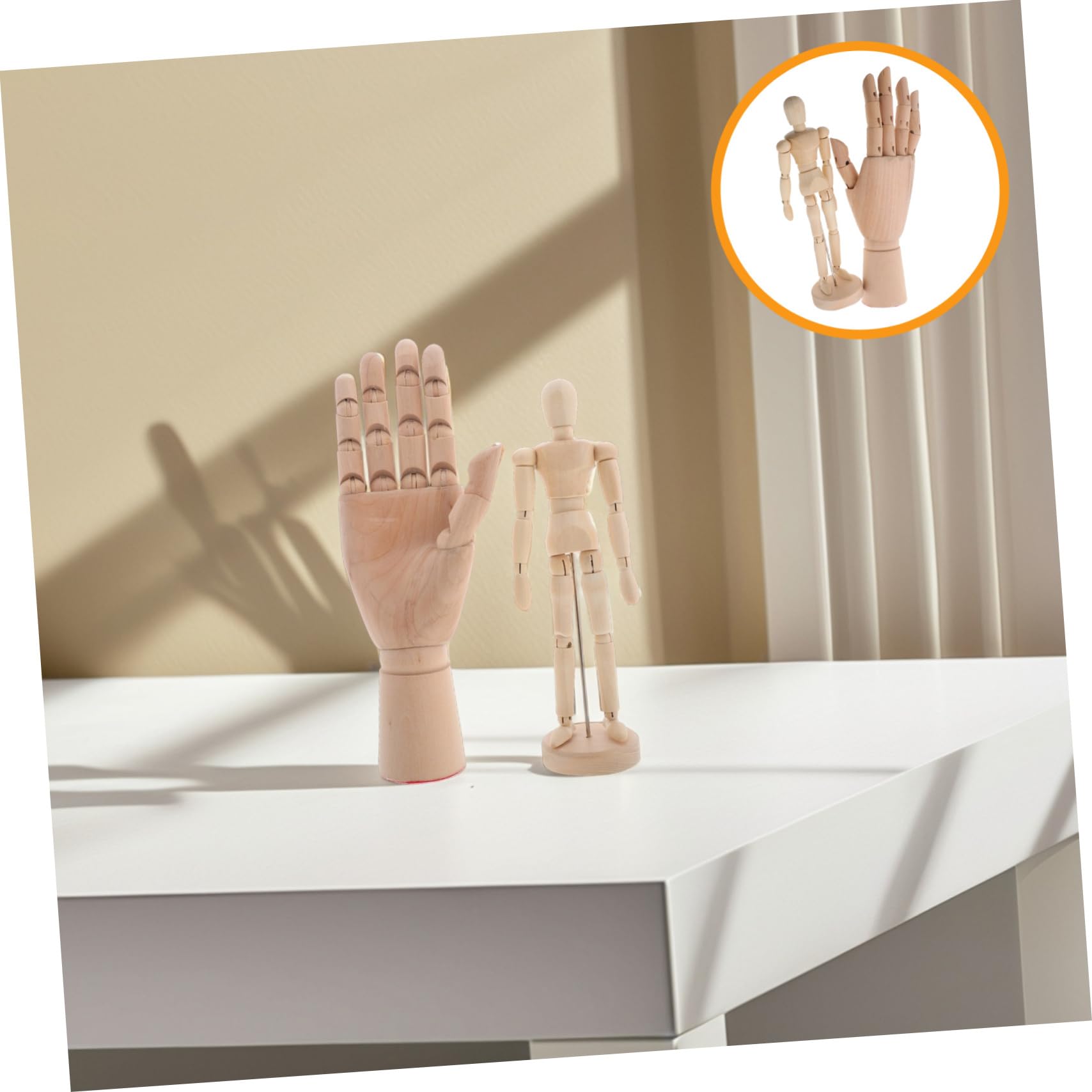 DOITOOL 2stücke Hölzerner Schaufensterpuppen-handständer Künstlerfiguren Zum Bemalen Und Skizzieren Für Kunstprojekte Und Modellzeichnen