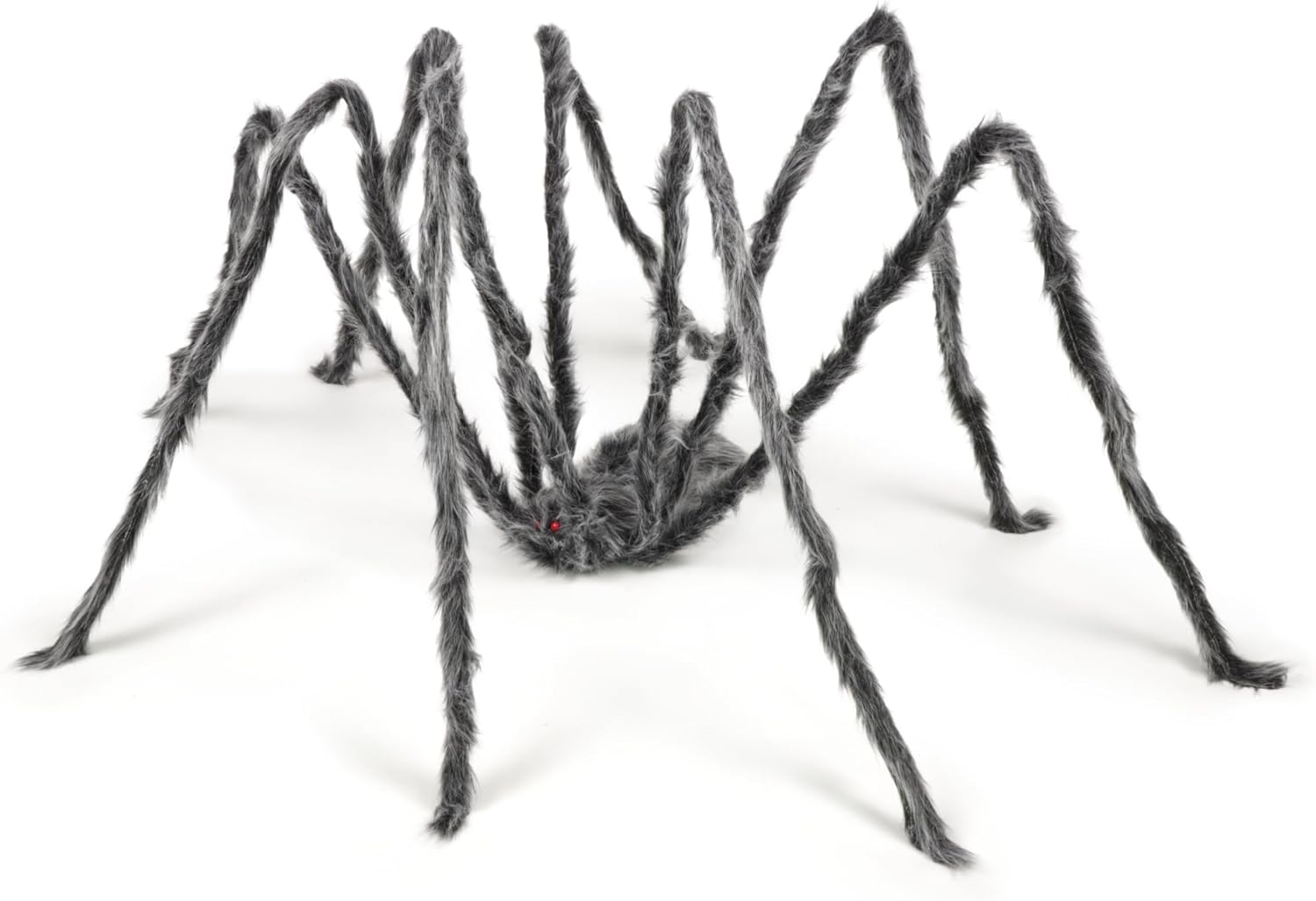 Needzo Halloween Giant Hairy Spider Decoration, Bendable Legs, Haunted House Prop, 90 Inches