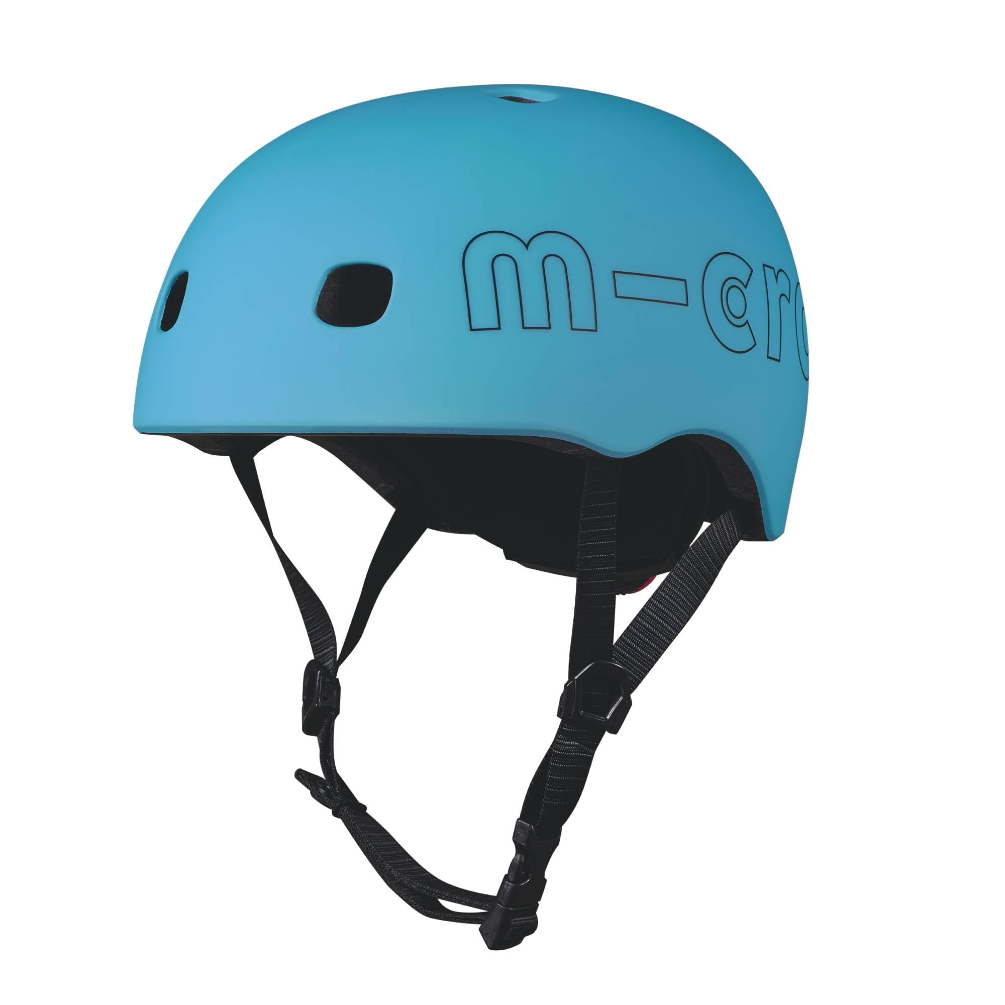 Micro® | Casco Infantil para Patinete o Bicicleta | Luz Trasera de Seguridad 3 Posiciones | Ultraligero 250 Gramos | Cierre Magnético | Niños y Niñas
