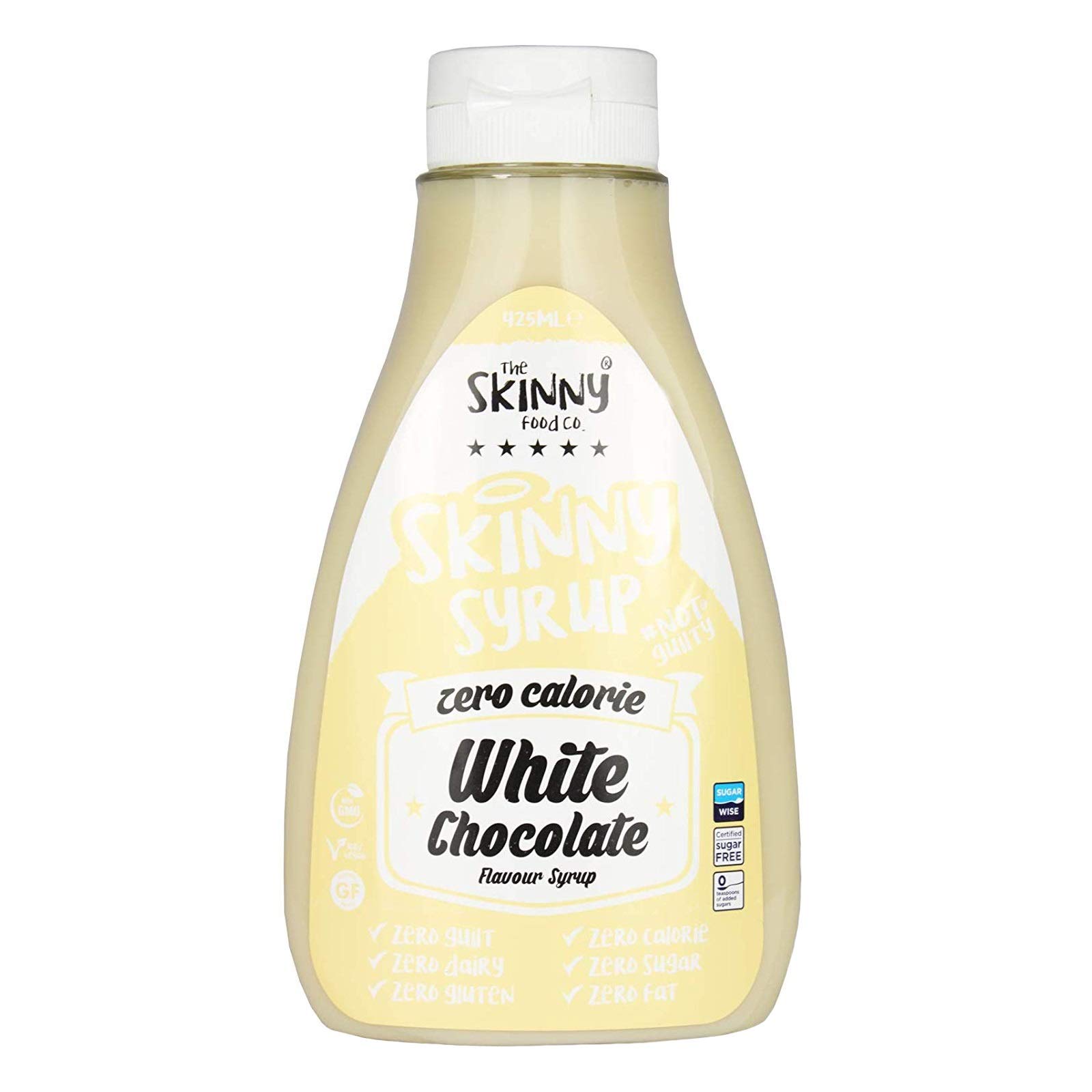 The Skinny Foods Twin Pack Salted Caramel & White Chocolate Flavoured Dessert Topping Syrup,Sugar Free,Zero Calories