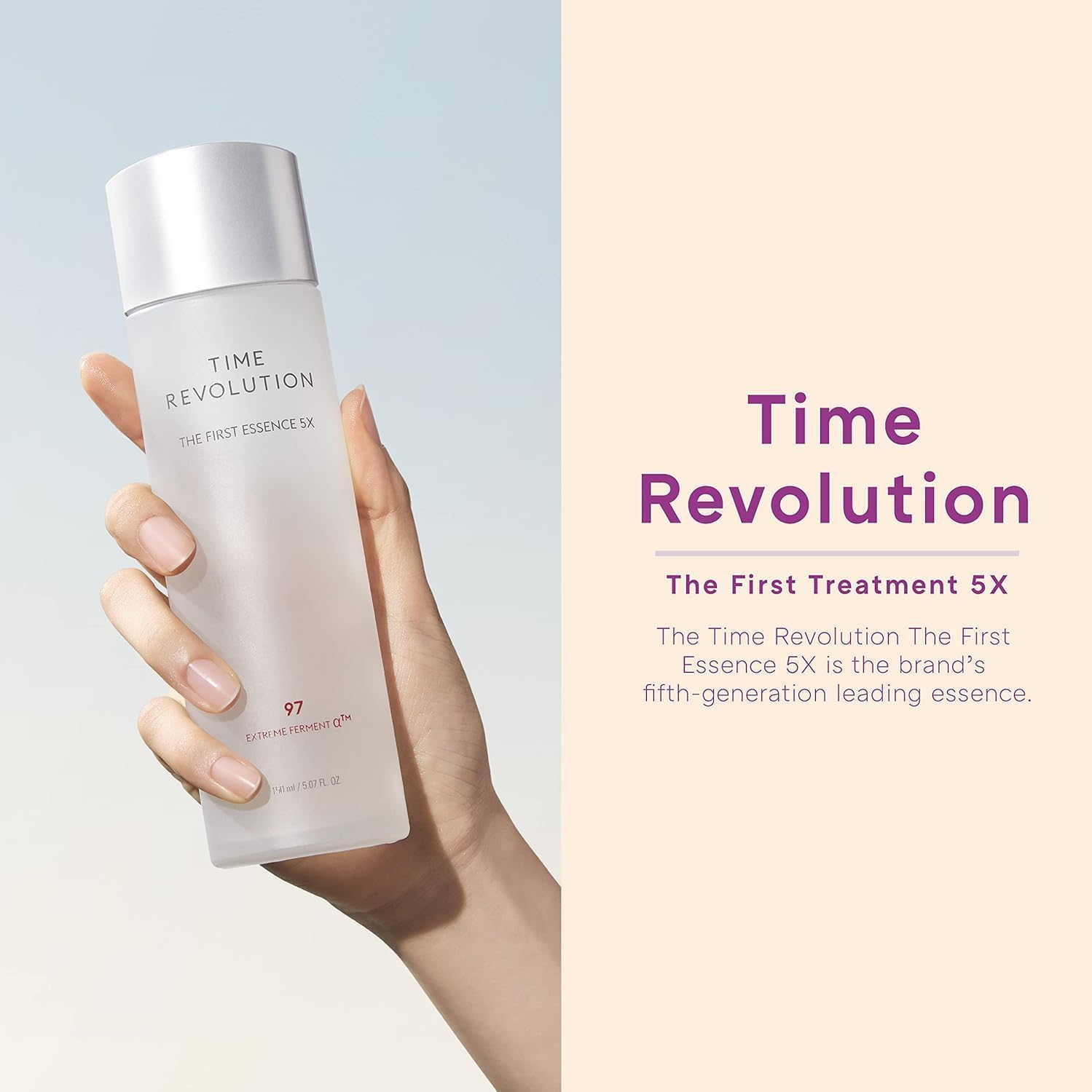 MISSHA Time Revolution The First Essence (5 generacji) 150 ml - Essencja/tonik, który nawilża i wygładza skórę, tworząc czystą bazę