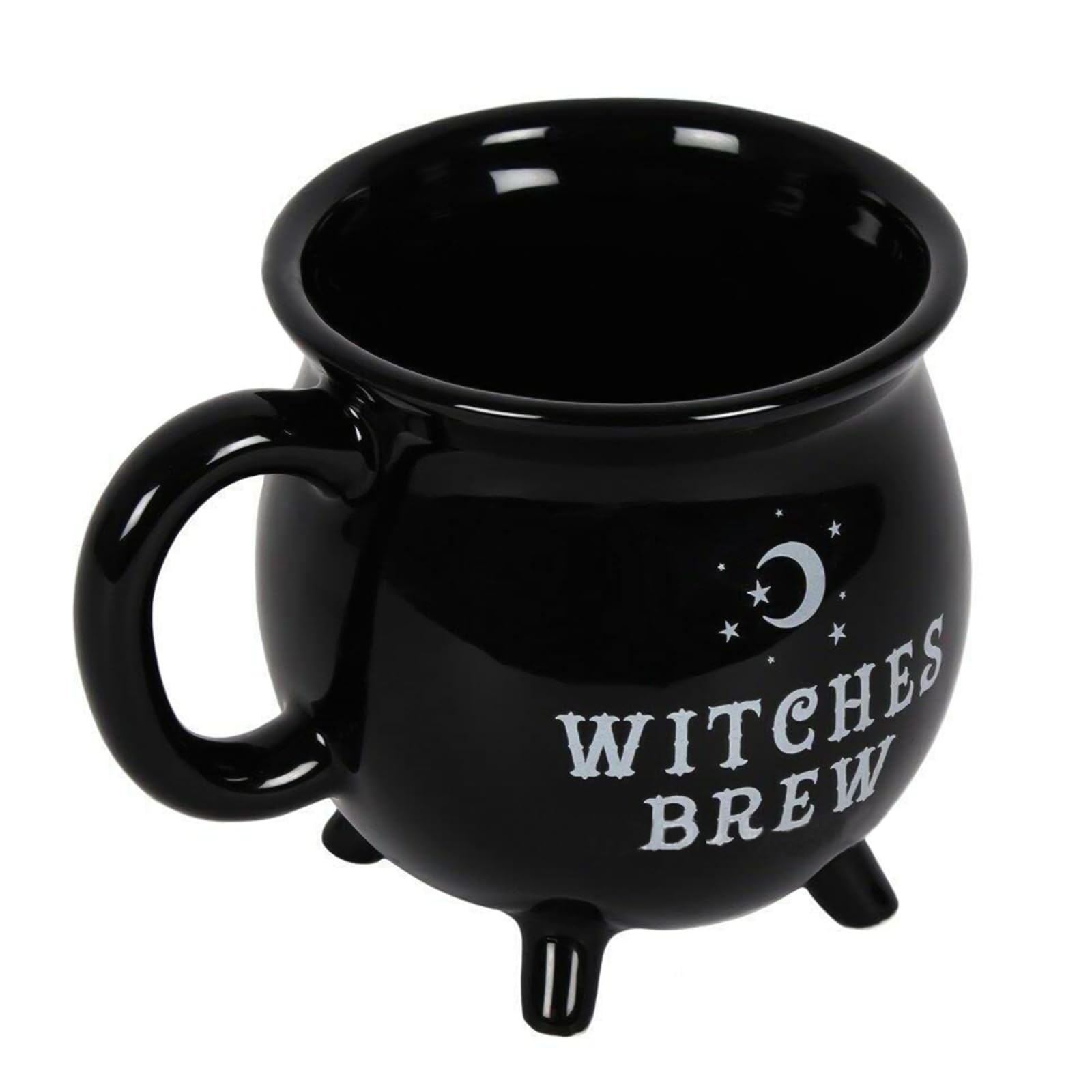 RAISLY Witch Brew Cauldron Coffee Mug 300ml/10oz Ceramic Beverage Mugs, Adorable Sorceress’s Potion Themed Water Cups, All-Season Drinkware, Ideal for Halloween Birthday and Party Presents