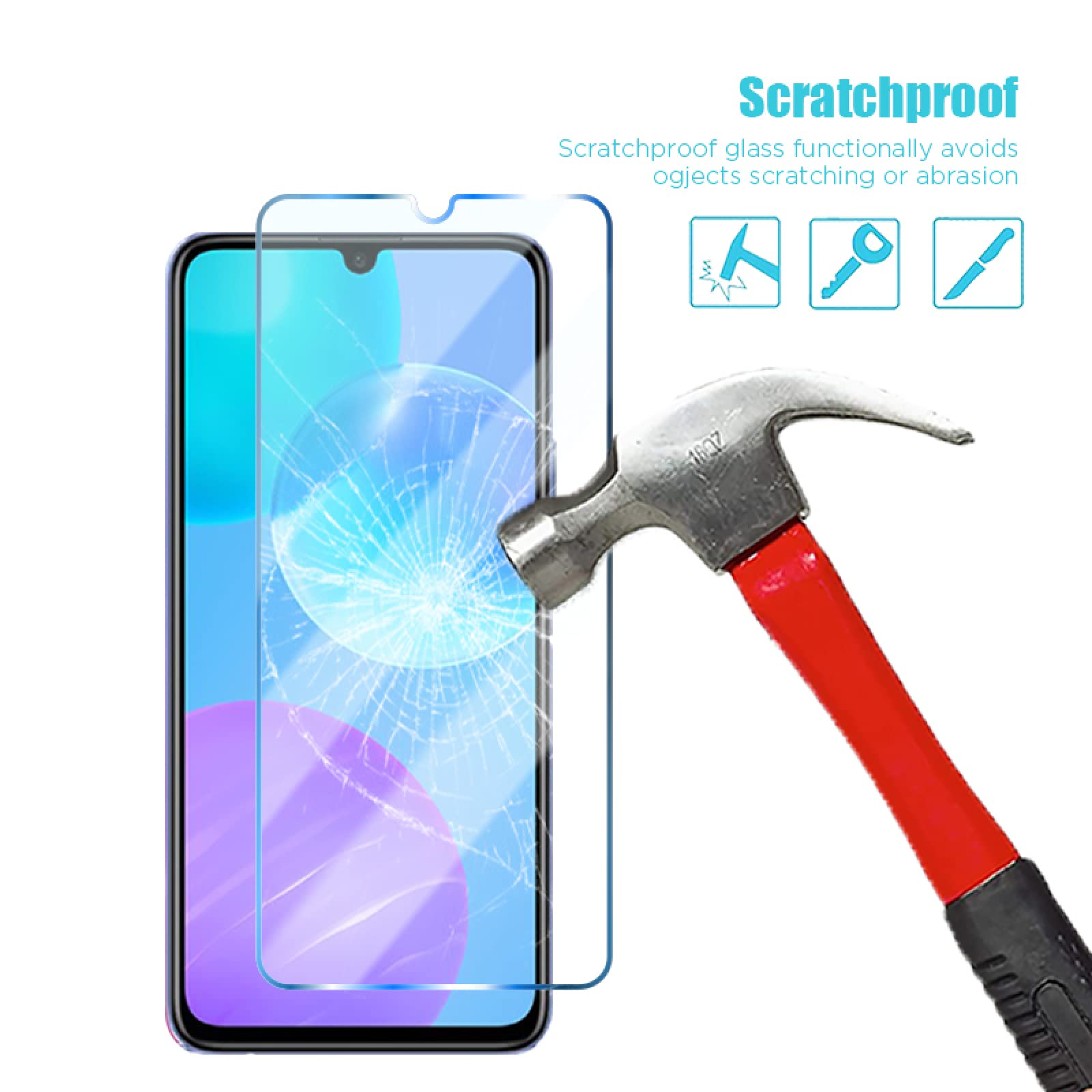 FILM ÉCRAN TREMPÉ 9H Pour HUAWEI HONOR 20 PRO - Protection Verre Trempé - Neuf Sous Blister