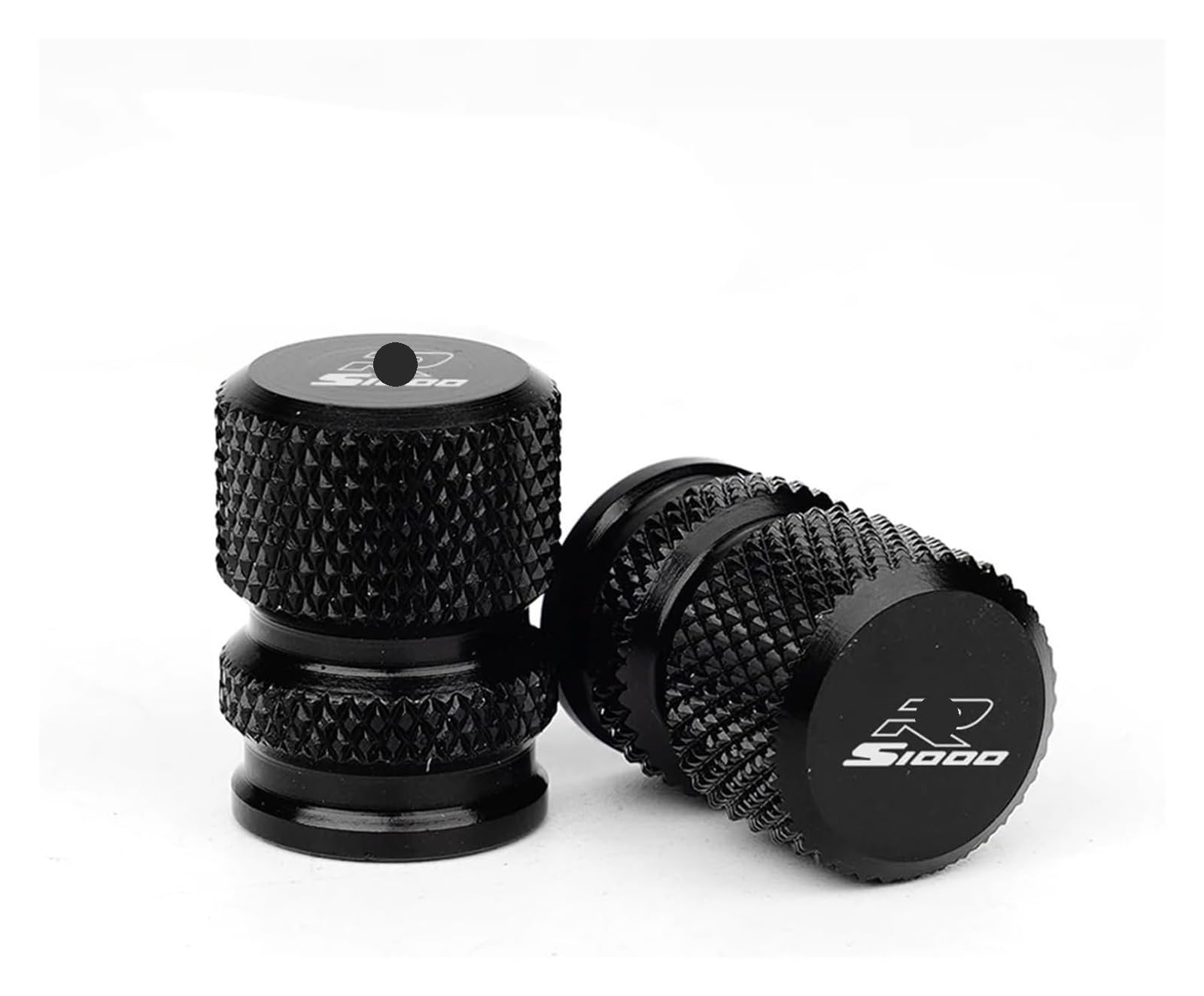 BBMZSM Bouchons De Valve De Pneu CNC – Aluminium T6061 – Compatible S1000RR/XRR/R (2009-2023) – Gris S1000XR