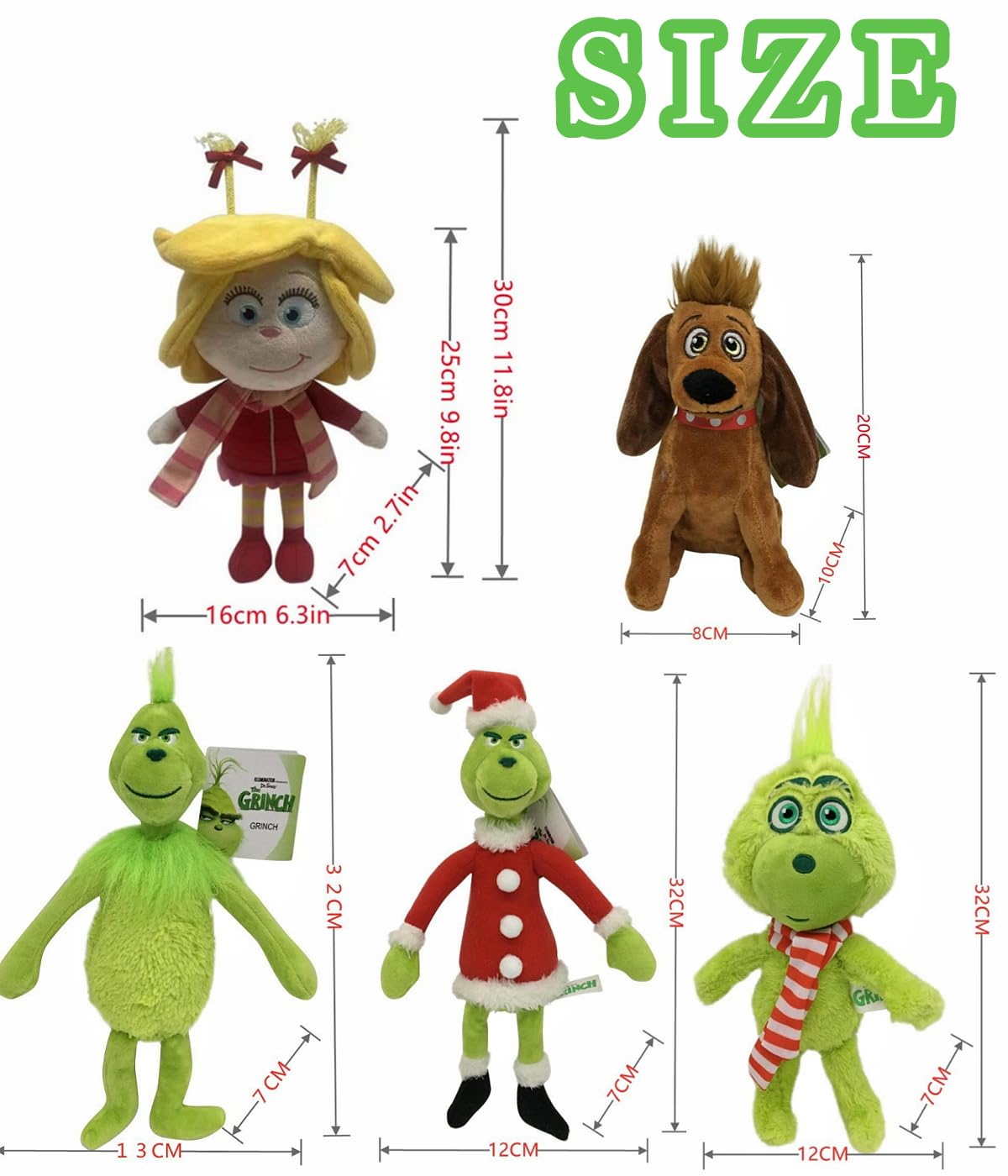 Peluche The Grinch Morbido – Regalo Di Natale Per Bambini, Cane Morbido E Coccoloso - Foto 2
