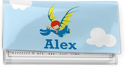 Flying a Dragon Vinyl Checkbook Cover (Personalized)