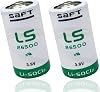 2 Pack] 3.6V LS26500 Lithium Battery for SAFT LS26500 C Size Lithium Thionyl Chloride Battery, 7700mAh
