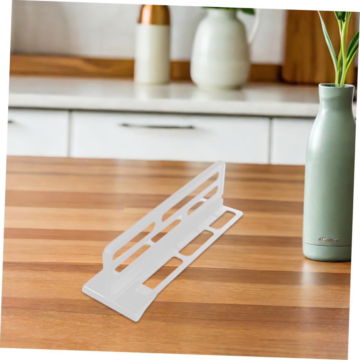 6pcs Refrigerator Dividers 26cm Adjustable Fridge Compartment Organizers Plastic Clip-on Food Separators for Home Kitchen Storage and Fridge Classification