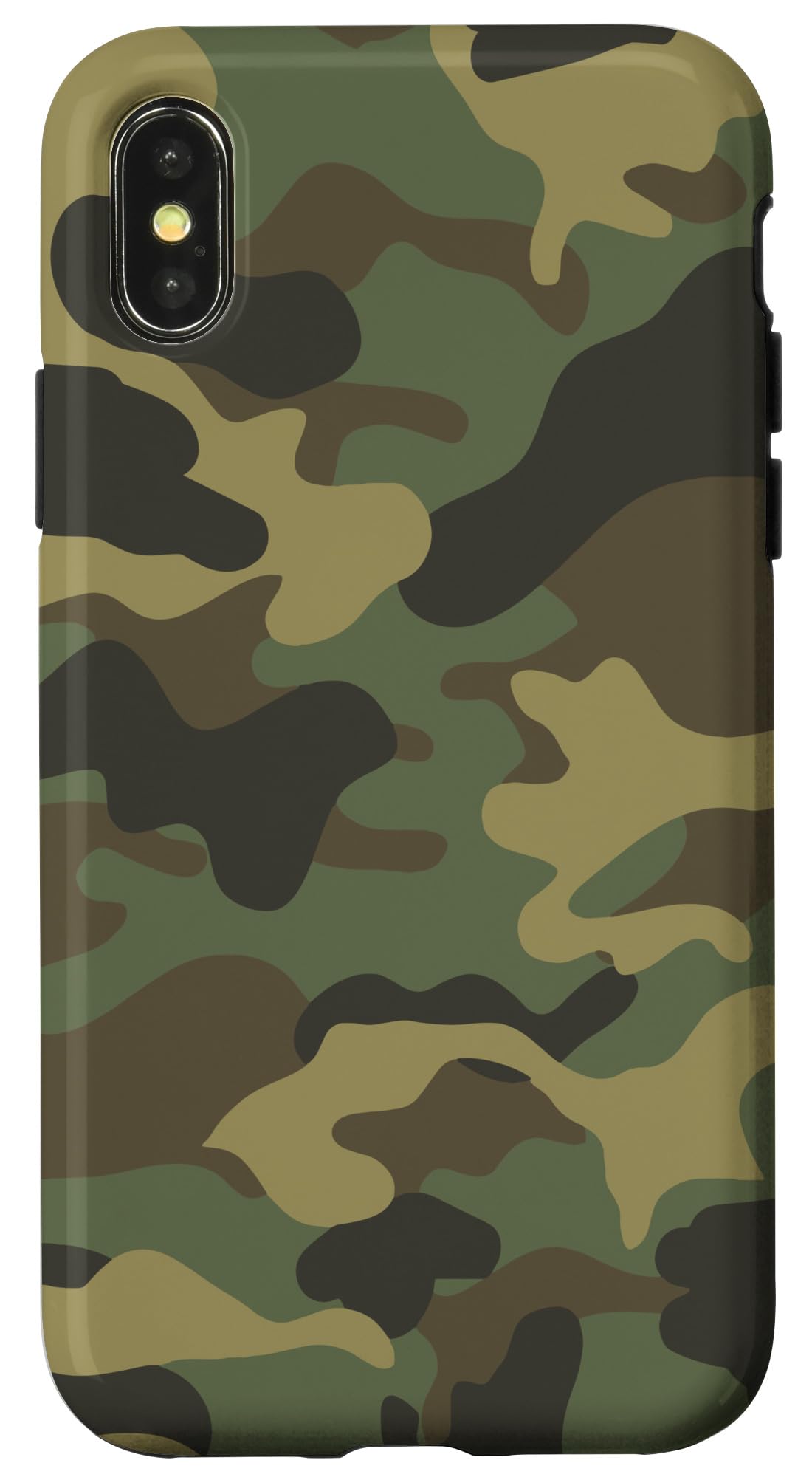 Camouflage-Hülle Für IPhone 12/12 Pro – Cooles Tarnmuster In Grün/Braun