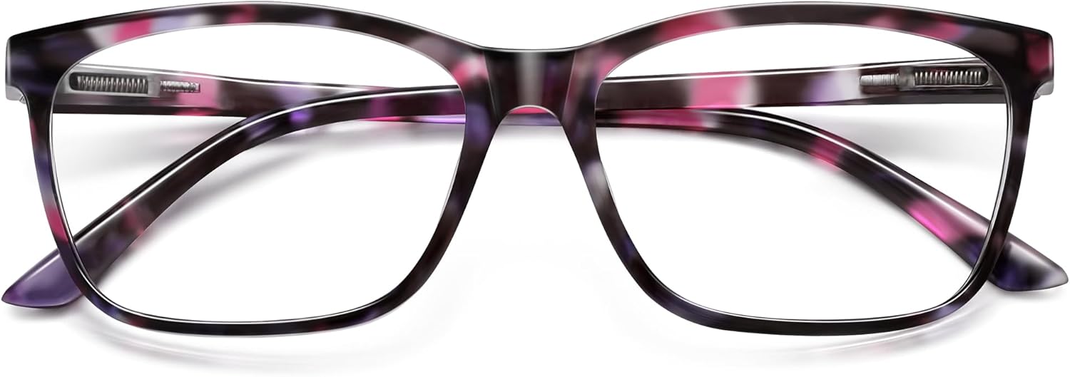 Reading Glasses for Women Men - Classic Blue Light Blocking Glasses,Anti Glare/Eyestrain Computer readers(Floral,2.0X)