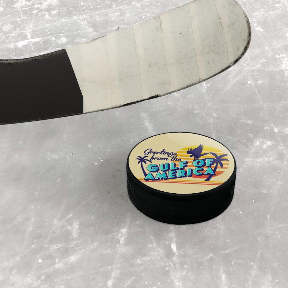 GRAPHICS & MORE Gulf of America Postcard Ice Hockey Puck