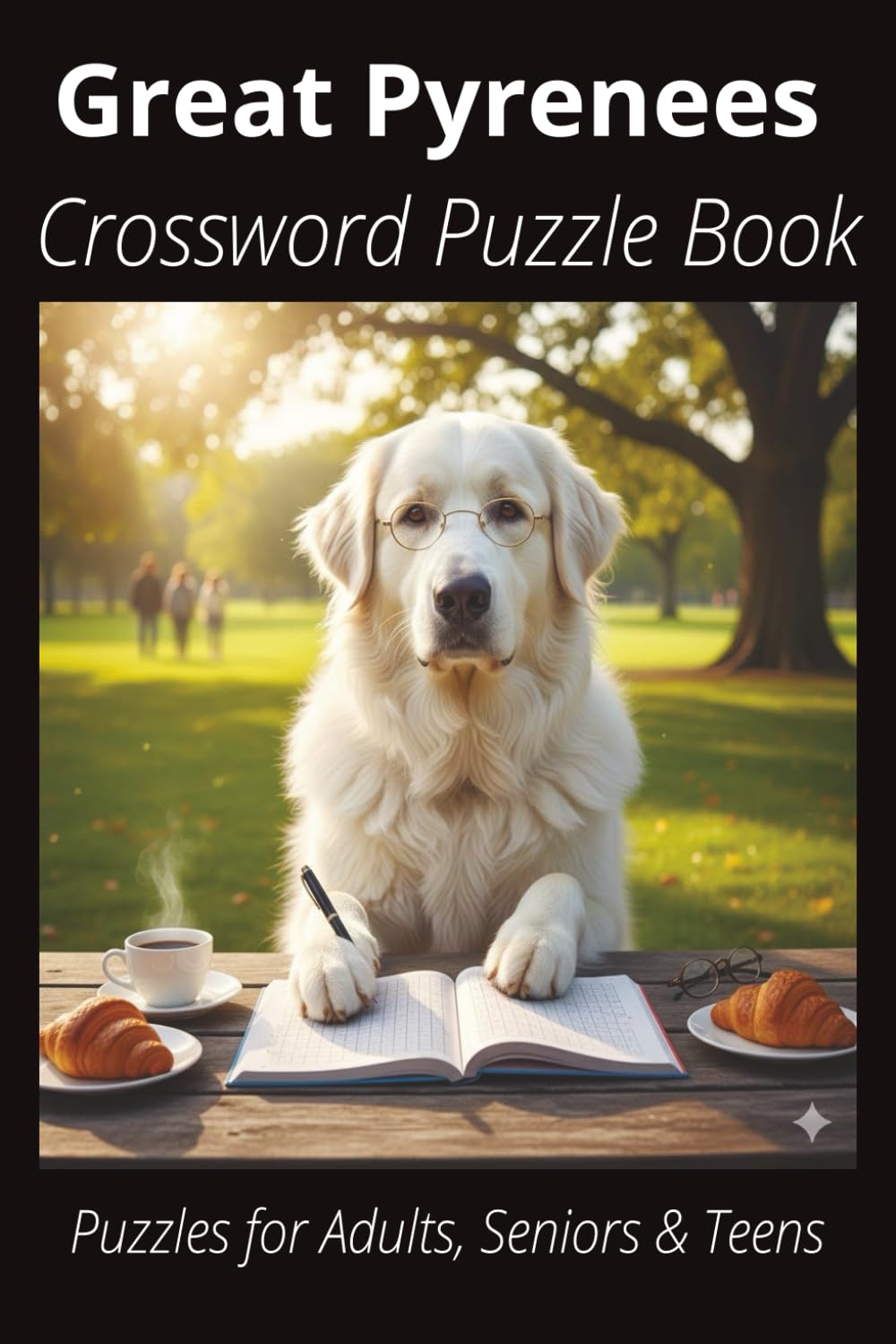 Great Pyrenees Crossword Puzzle Book: Crossword Puzzles with Easy-to-Read Print About Great Pyrenees, Loyal Companions, Training, Fun Facts & More | ... Pet Lovers, Vacations, and Relaxing Moments