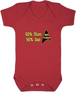Badass Babies Novelty & Special Use Clothing,Novelty,Bodysuits & One Pieces Badass Babies 100% Trekkie Babygrow