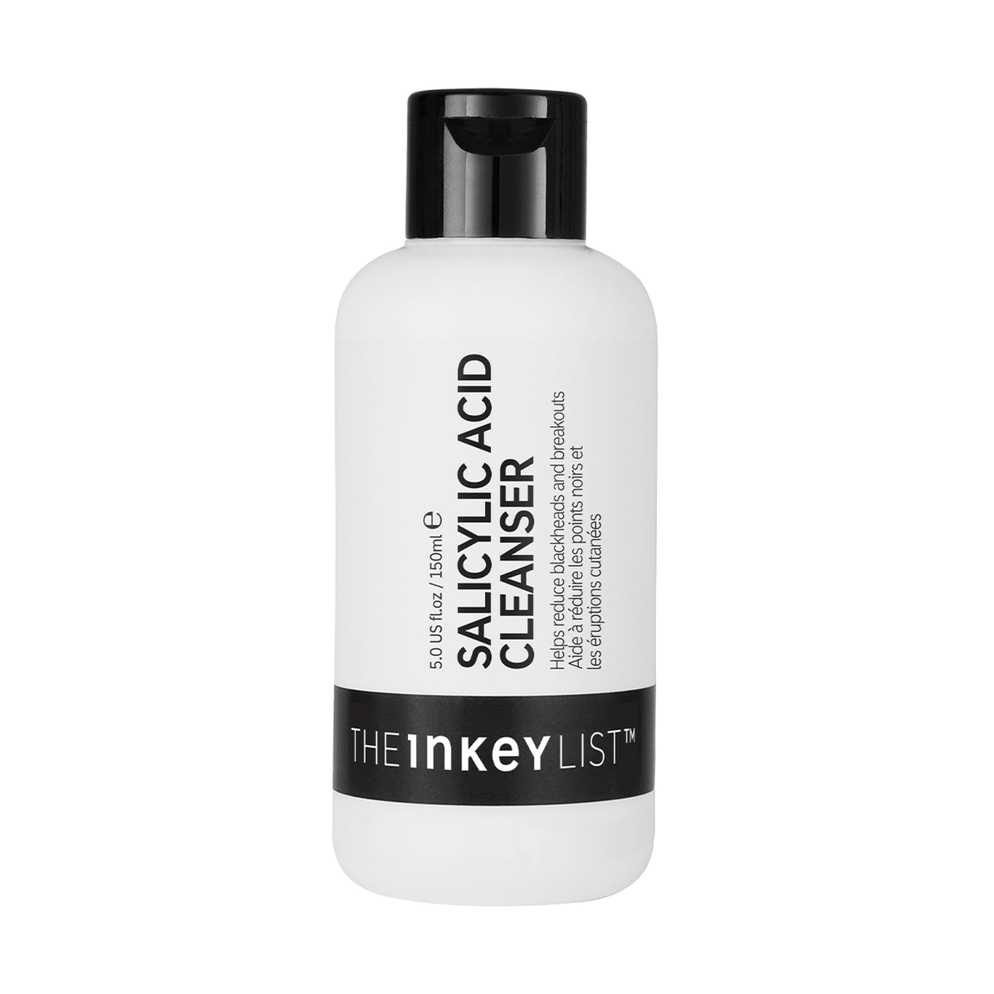 The INKEY ListSalicylic Acid Cleanser, Face Wash for Blemishes, Blackheads, Oily Skin and Breakouts, Non-Drying Facial Cleanser Safe for All Skin Types, 5.0 fl oz