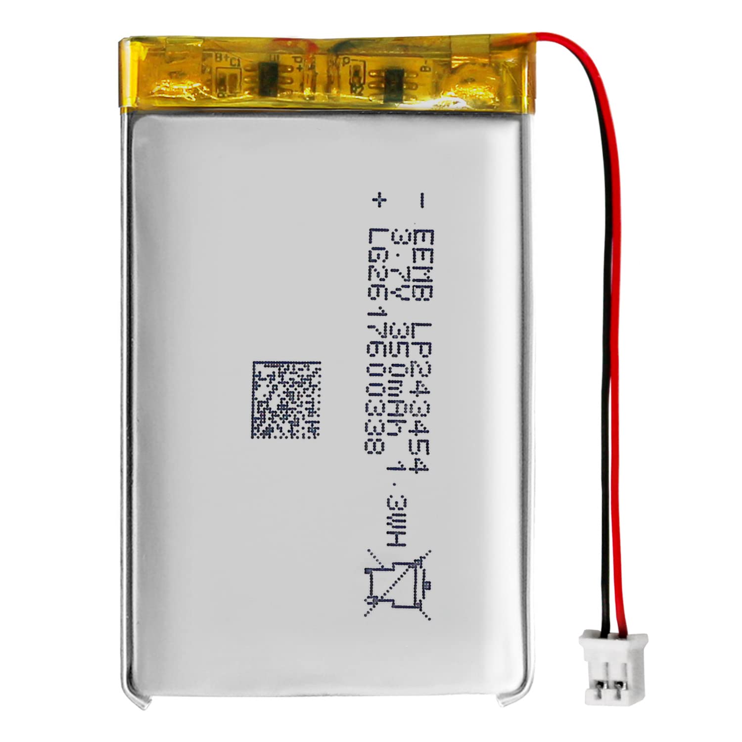 EEMB 3.7V Lipo Battery 350mAh LP243454 Lithium Polymer Ion Battery Rechargeable lithium ion polymer battery with JST connector