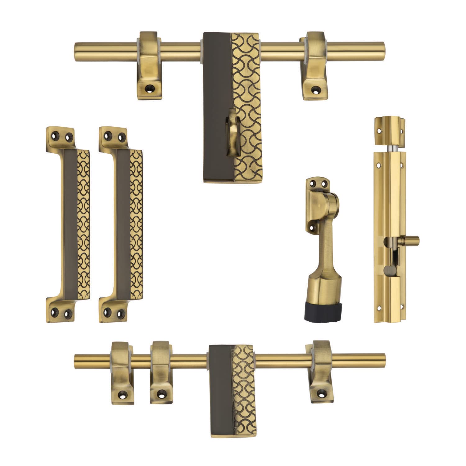 Metal Growers Aluminum Single & Double Door Set | Fancy Hardware Home and Office Door Accessories Kit, Brass Antique Finish | (COSSCO) (B0C574NTKM) Amazon Price History, Amazon Price Tracker