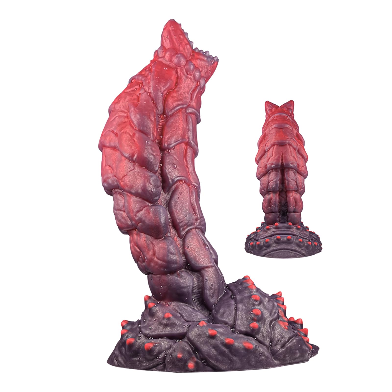 AMAZBEE Large Monster Dildo with Strong Suction Cups and Massage Texture Fantasy Dildos Anal Plug Sex Toy for Men Woman Butt Vaginal Training