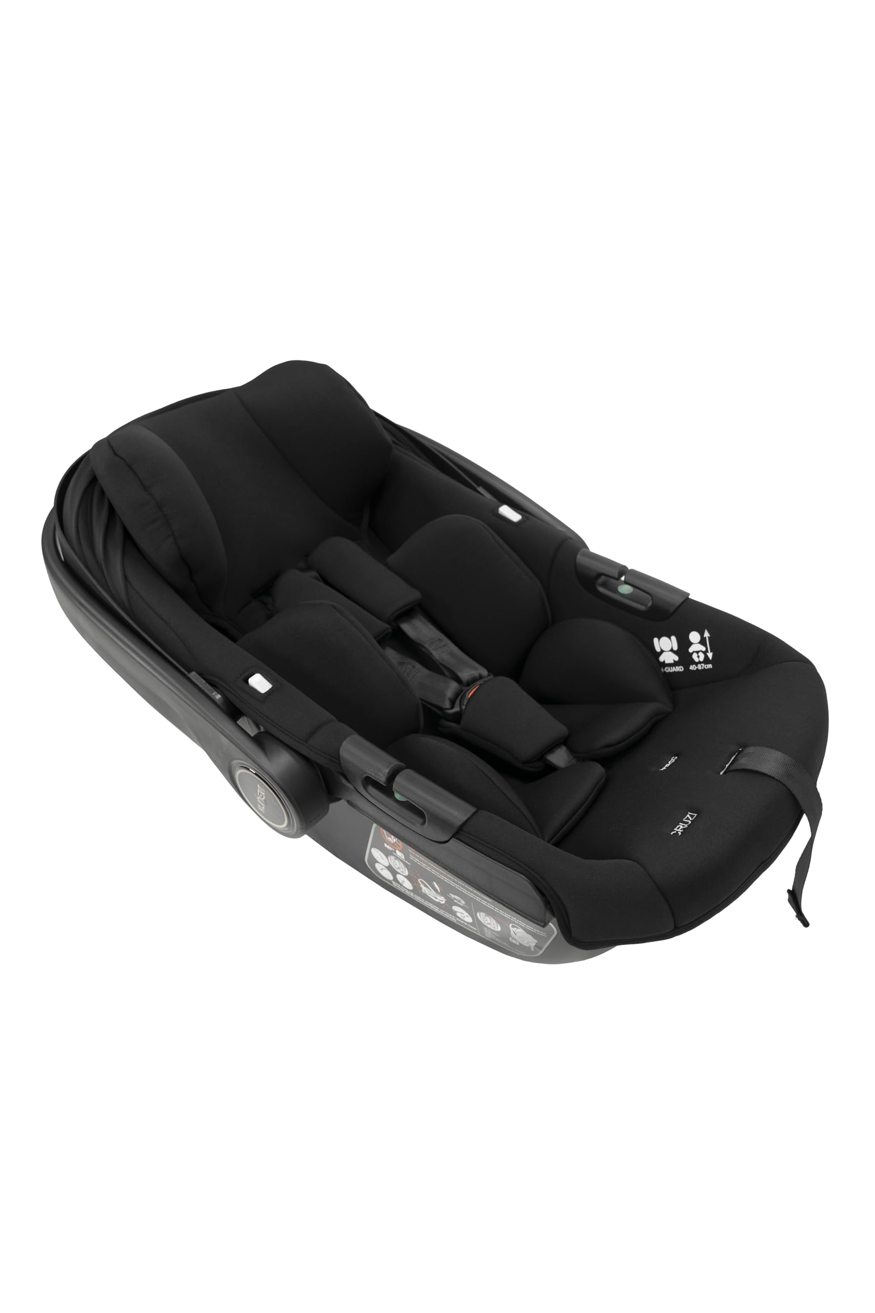 Seggiolino auto per neonato Cruzi 0-13 kg – leggero, sicuro e confortevole dalla nascita, poggiatesta regolabile in 7 posizioni, riduttore per neonato, cappottina regolabile