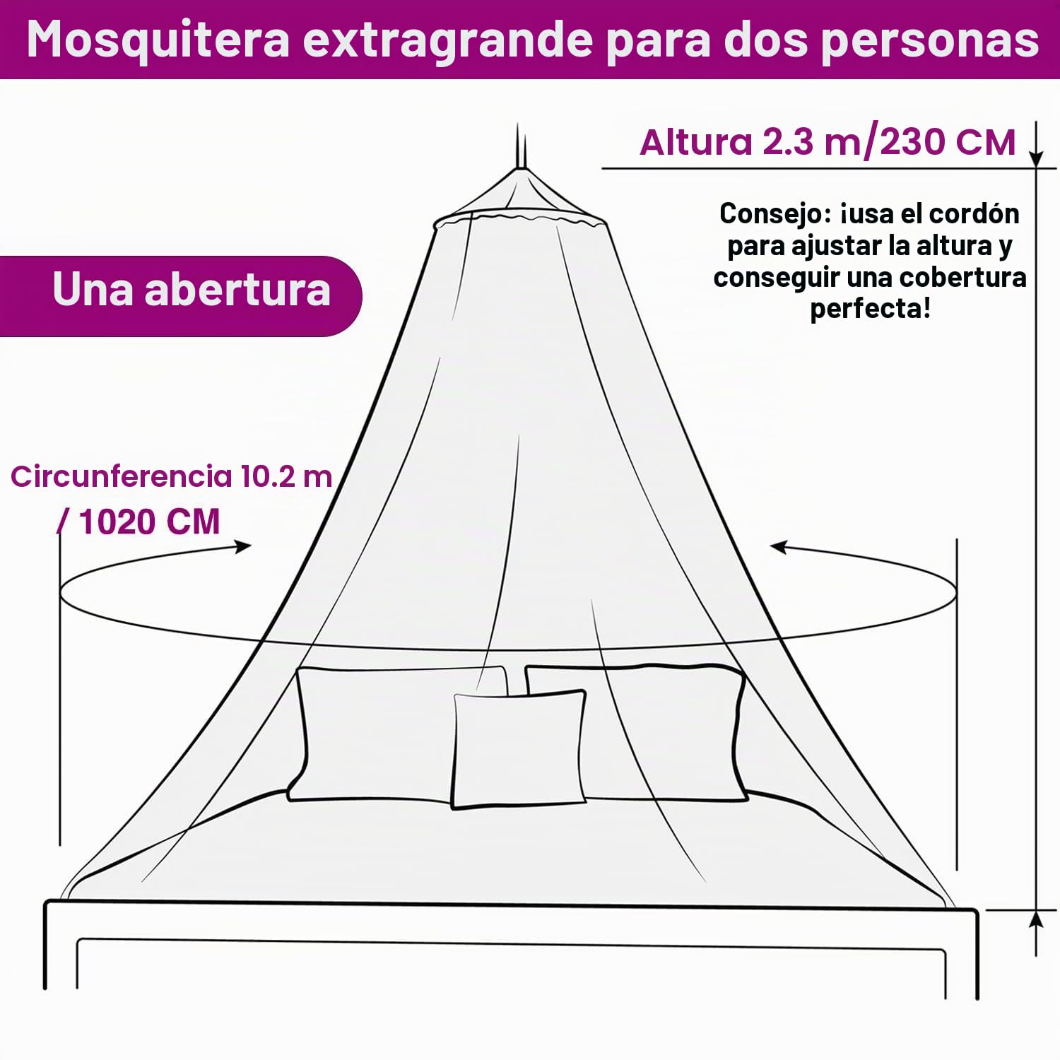 Toldo rosa para cama de niña con 67 estrellas prepegadas que brillan en la oscuridad – Princesa Mosquitera Decoración de la habitación – Tienda de dormitorio infantil y bebé con luces galaxias