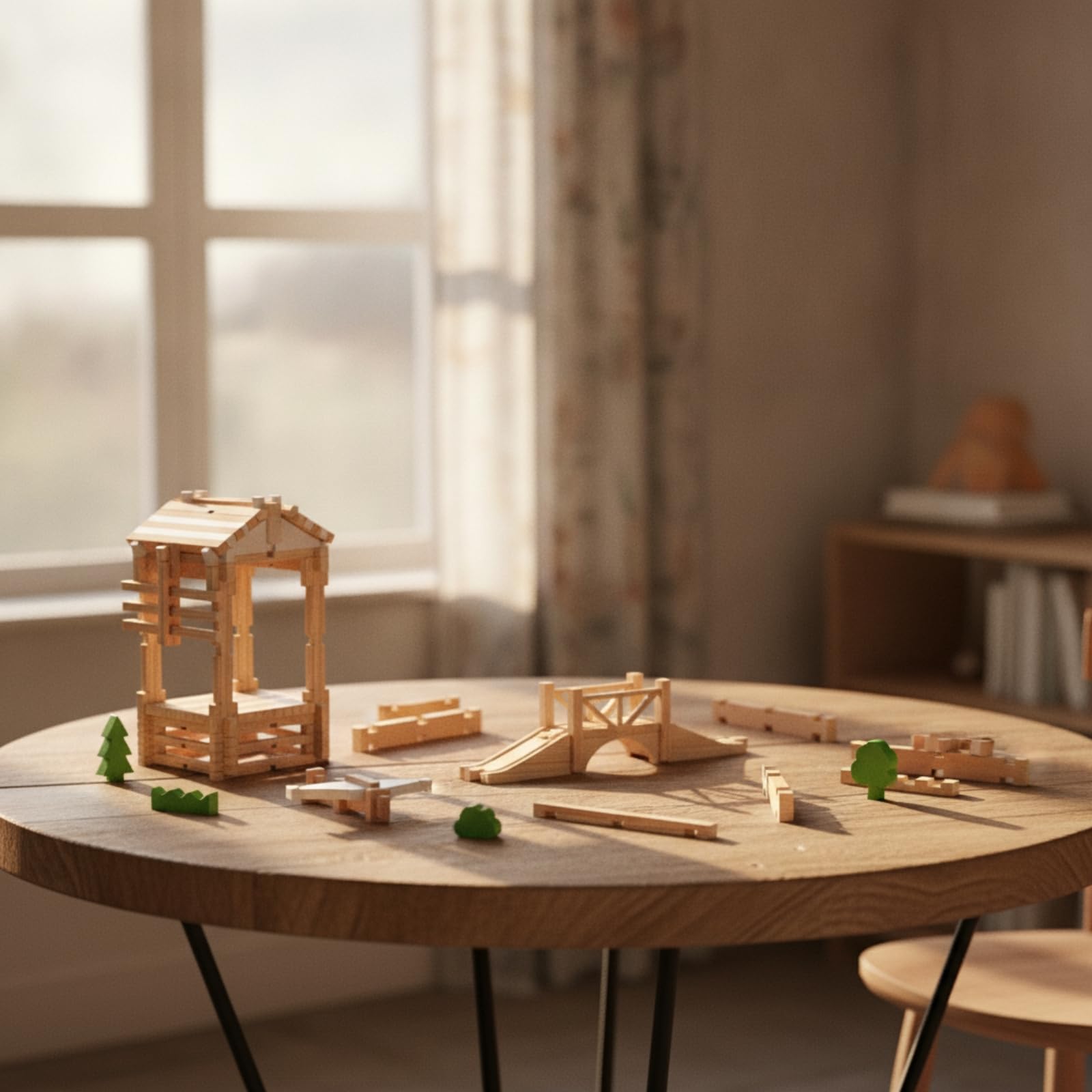 Juguete Construcción Interconectable Juego Construcción DIY Ligero Juguetes para Preescolar