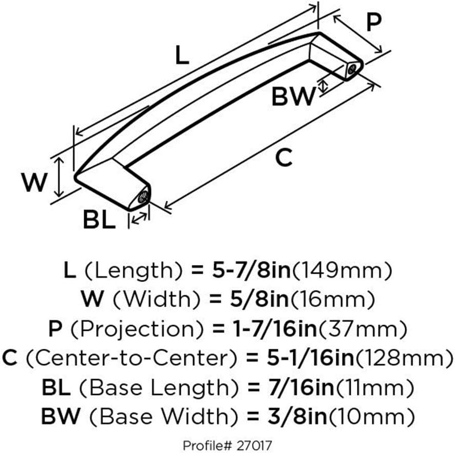 Matte Aluminum 6-Inch Modern Bar Pull with Mounting Hardware