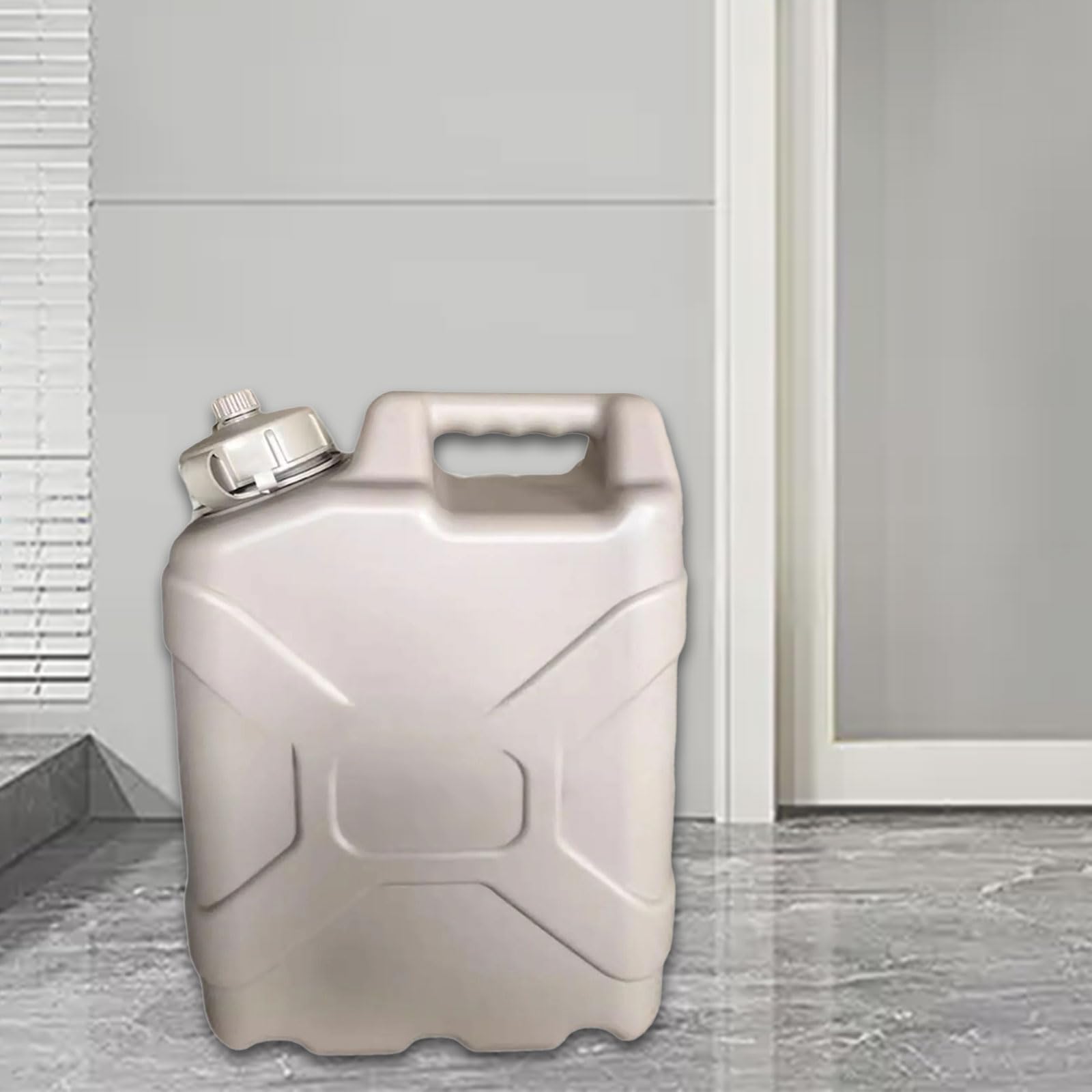 Cubo de agua de 5 galones con pared reforzada para emergencias al aire libre, preparación resistente, para camping, a prueba de fugas