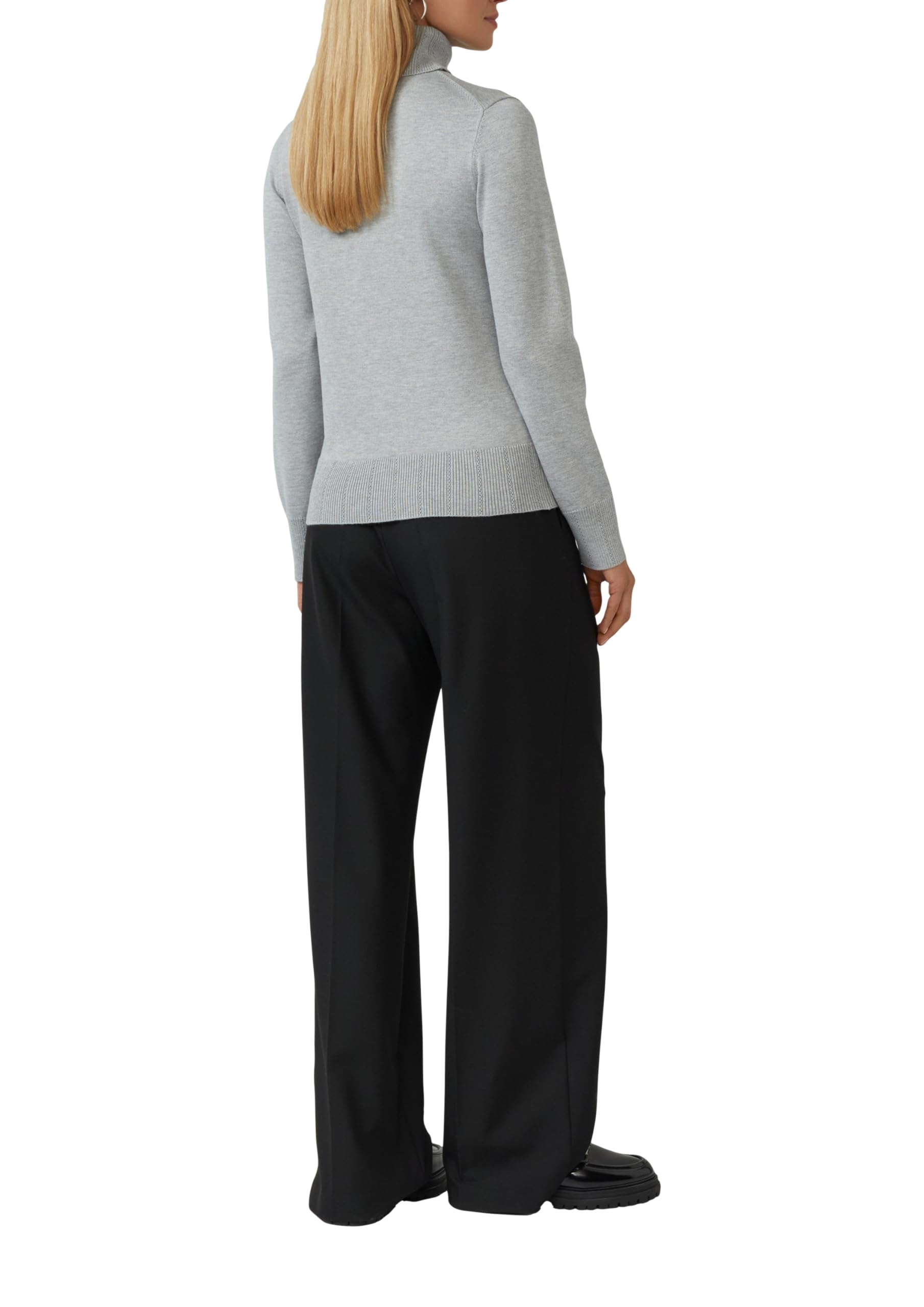 s.Oliver Slim-Fit-Pullover mit Ajour-Details