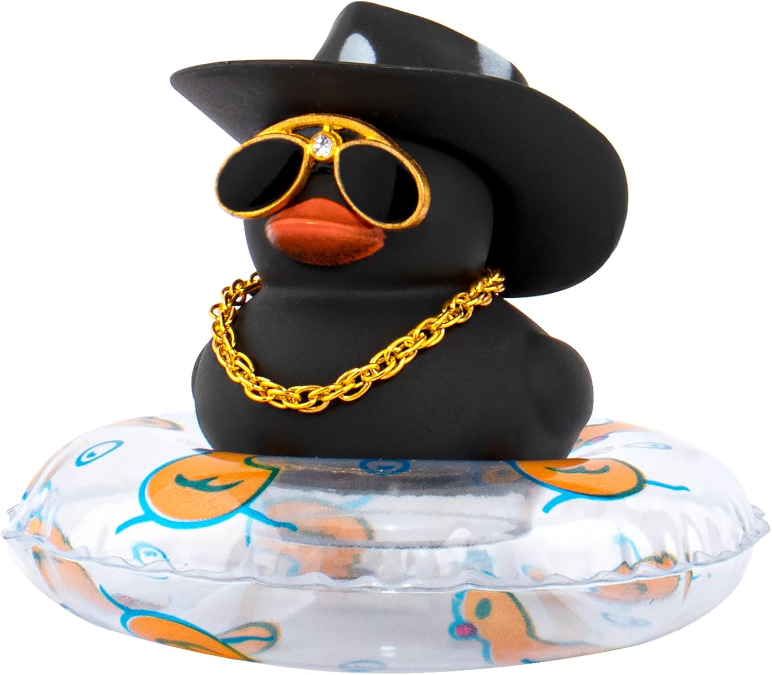 wonuu Car Duck Ornament Dashboard Decorations Rubber Duck Car for Car Dashboard