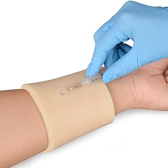 Ultrassist Wearable Intradermal Injection Training Pad, Intradermal Injection Practice Model for Nursing Students for Training Use Only