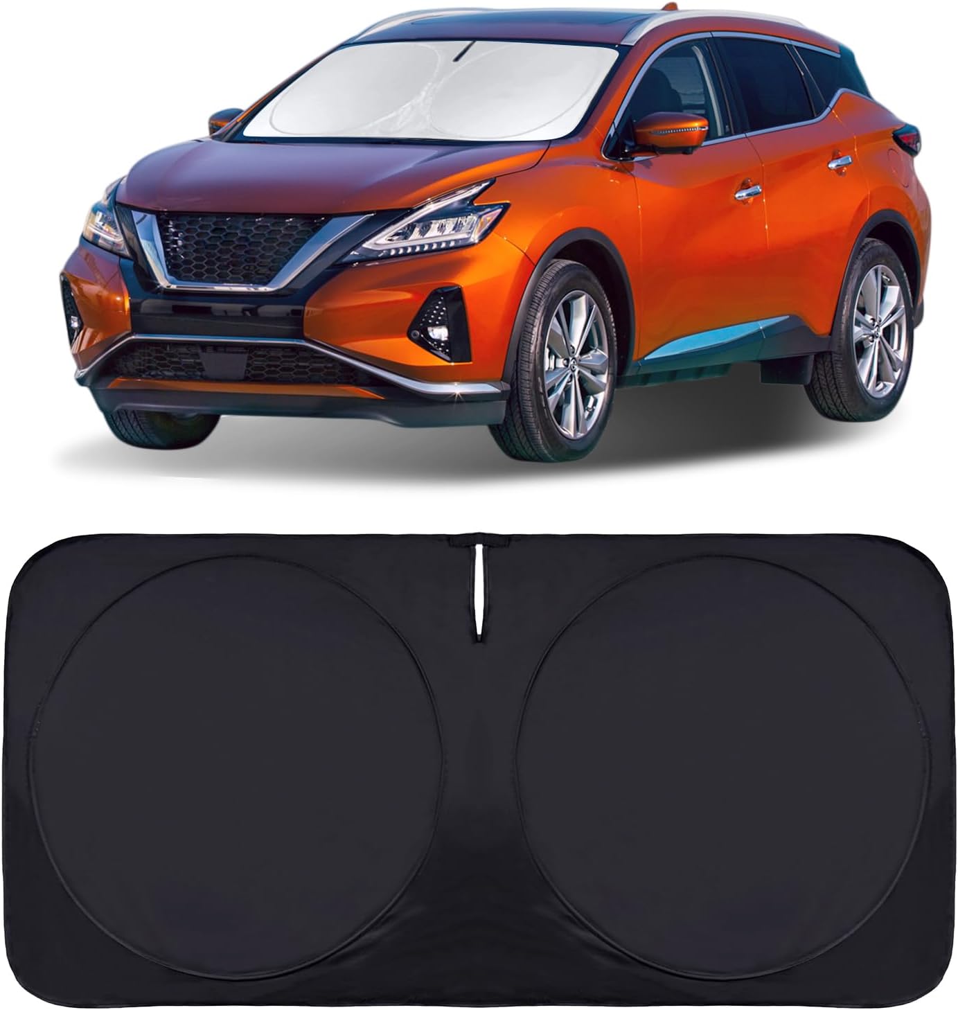 Front Bumper Cover 622A0-5AA1H Goholy Car Front Bumper Tow Hook Cover Compatible With Nissan Murano 2015 2016 2017 2018 Trailer Cover Cap 622A0-5AA1H 622A0-5AA0H 622A0-5BC0H Small Lid Towing Eye Cap Silver Gray - View #10