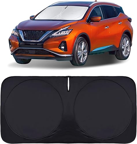 Miniatura 84 de Parasol para parabrisas de ajuste personalizado, cubierta para ventana delantera, visera plegable 210T, protector que bloquea los rayos ultravioleta